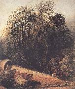 A Cornfield Bordered by Trees, Samuel Palmer